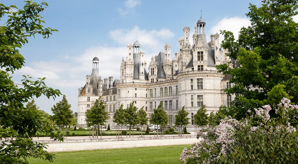 The Château de Chambord, possibly designed by Leonardo da Vinci