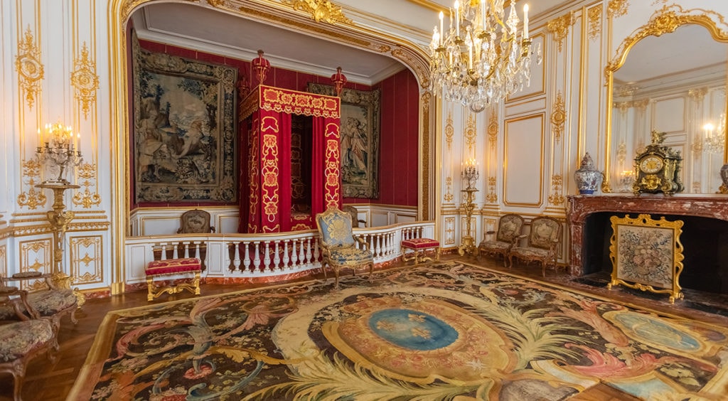 Louis XIV bedroom at Château de Chambord
