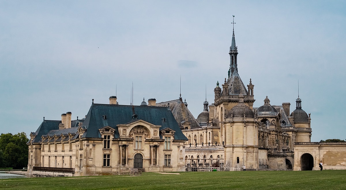View of Petit Château & Chapel from Estate Entry