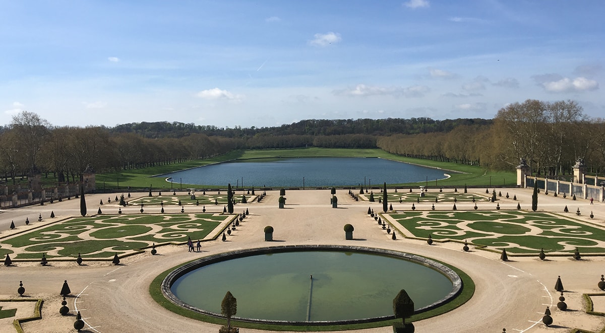 South Parterre and Swiss Lake.
