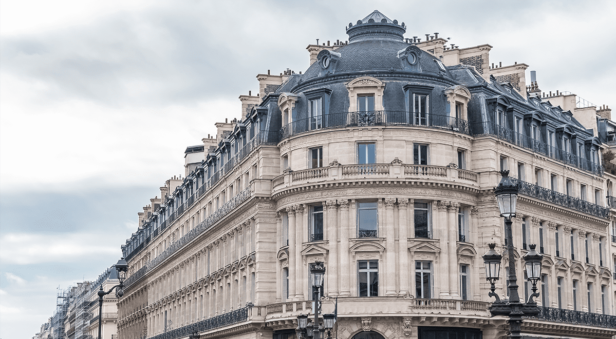 Typical Haussmannien apartment building