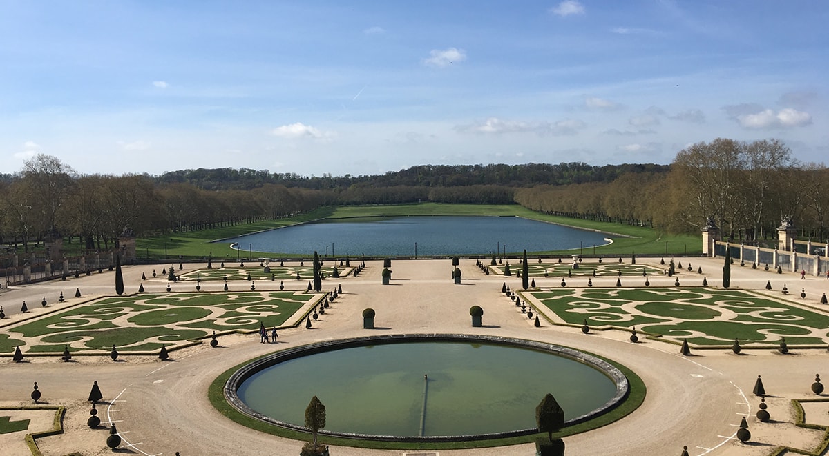 The Grand Canal of the Chateau de Versailles beyond the Laotone Basin