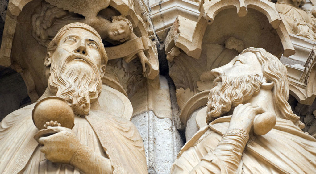 Prophets in west portal