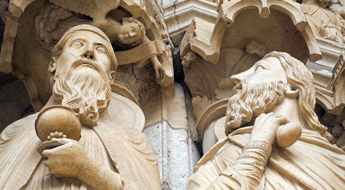 Prophets in west portal