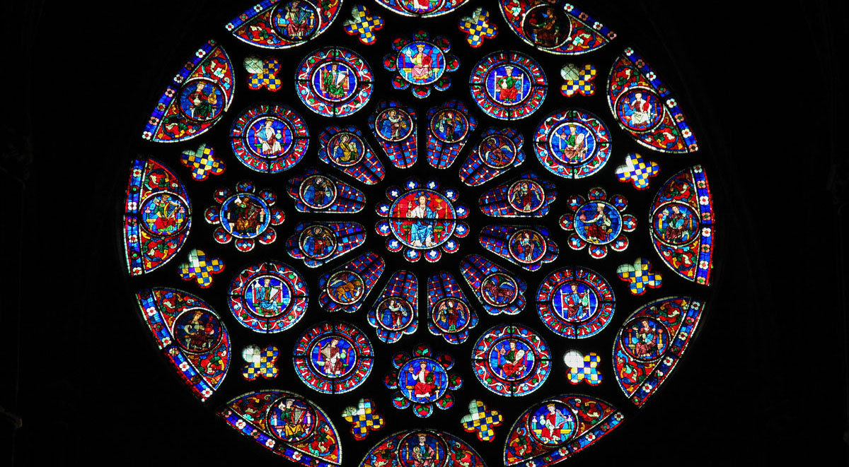 South transept rose window