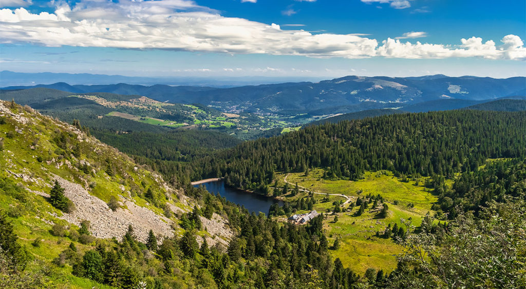 Forlet Lake in the Parc Naturel Regional des Ballons des Vosges