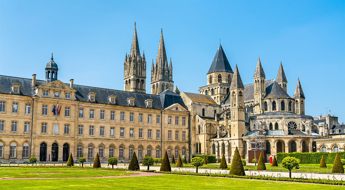 Caen’s City Hall & Abbey for Men and St. Etienne Church