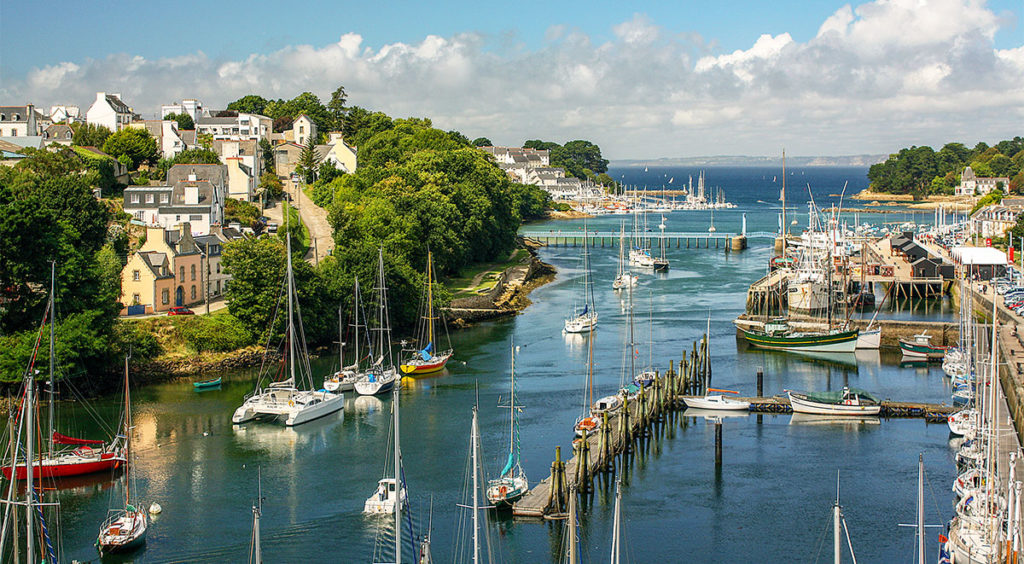 The port at Douarnenez