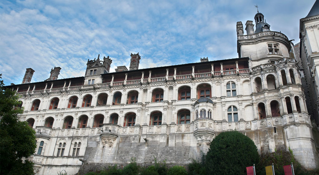 The Royal Château of Blois combines a multitude of architectural styles