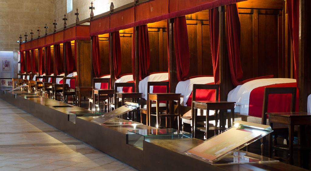 The Ward of the Poor in Beaune's Hôtel Dieu Hospital