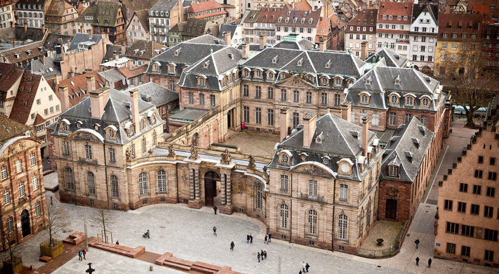 The Rohan Palace in Strasbourg, former residence of the Rohan family cardinals, today home to two important museums
