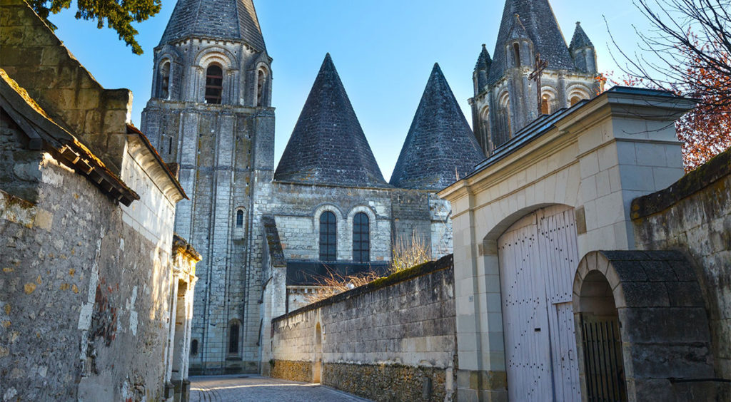 The St. Ours Church in Loches, which houses the tomb of Agnés Sorel