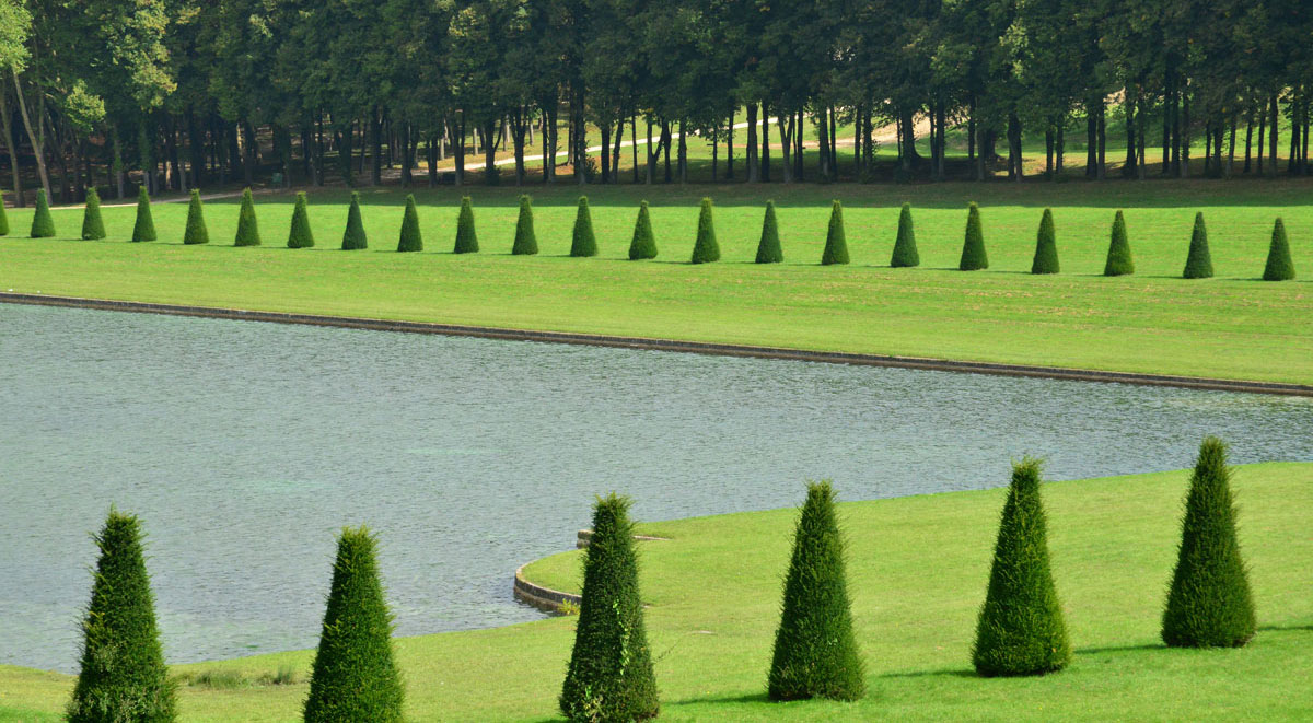 Perspective of the Sceaux park basin