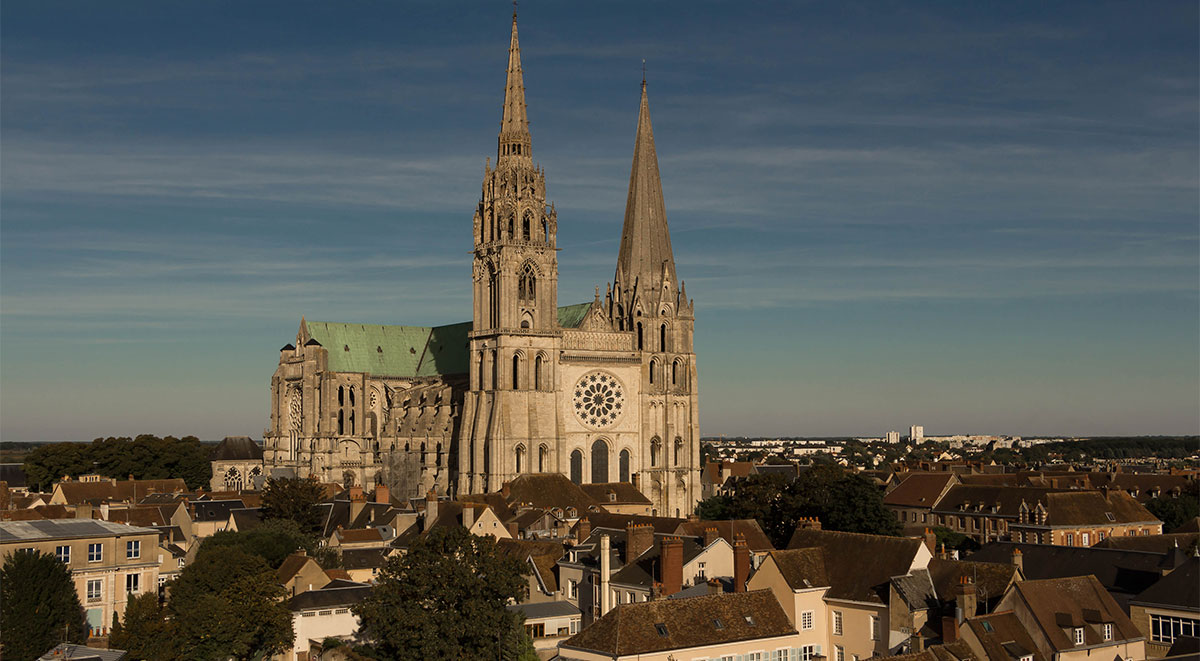Five Chartres Lancets of Mary & Four Evangelists & Four Prophets