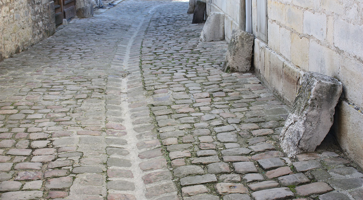 Typical Medieval Senlis Street