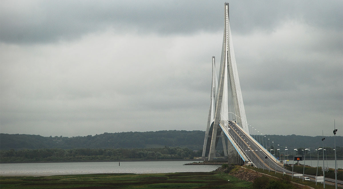 The Pont de Normandie is one of the world’s most elegant.