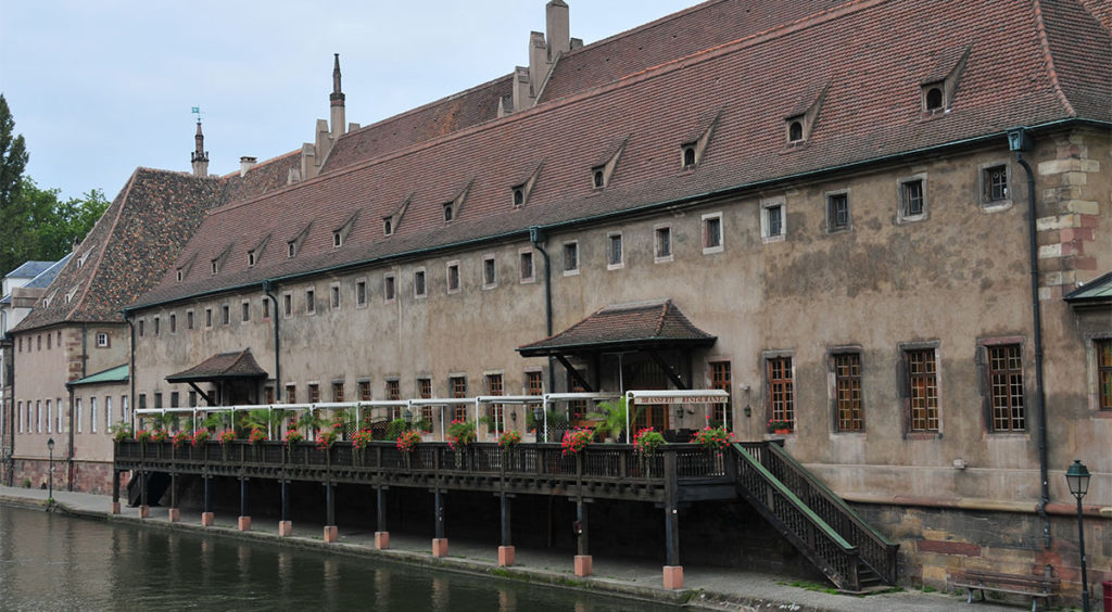 Strasbourg’s Old Customs house on the Ill river