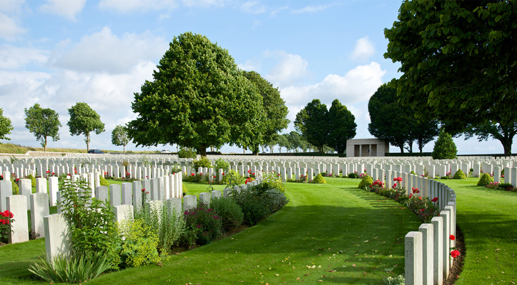 One of three cemeteries at the Canadian National Memorial at Vimy Ridge