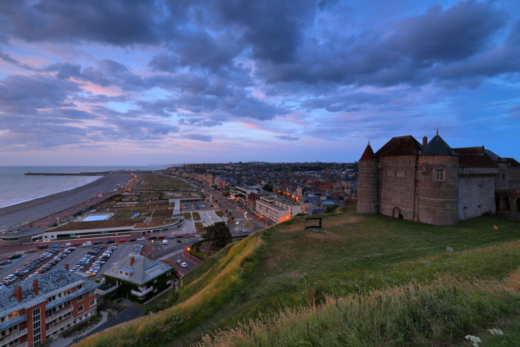 Die Burg von Dieppe in der Normandie