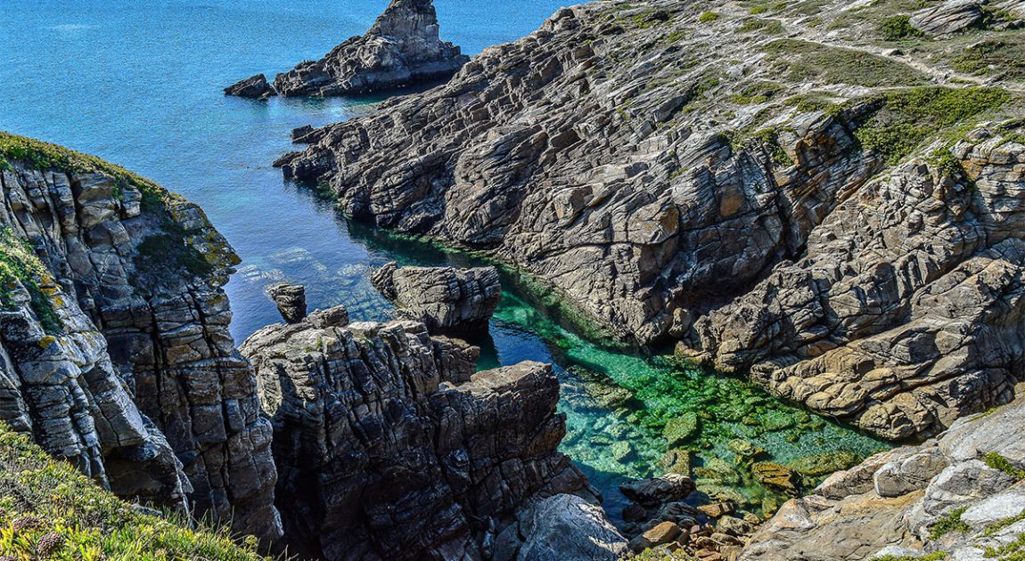 A remote Breton beach